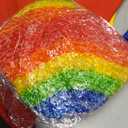 Yahenda 7 Pcs Clown Costume Set Halloween Cosplay Clown Red Nose Wig Shoes Hat Accessories Circus Carnival Party (XX-Large)