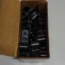 Briwooody 50 Pack 1/2 Inch Pipe Supports Suspension Clamp Pipe Clamps Pex Clamps for Pex, Copper, CPVC(Black)