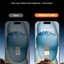 UNBREAKcable iPhone 15 Privacy Screen Protector 2-Pack, Upgraded Dual-Tempered Glass + 2 Camera Lens Protectors, 25 Anti-Spy, Military-Grade 9H+, HD Clear, Anti-Fingerprint, 6.1 Inch