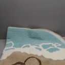 LUMI Beach Bathroom Rugs, Non Slip Bath Mat Ultra Soft Washable Absorbent Quick Dry, Ocean Sea Theme Bath Rug with Starfish Shell for Shower Floor, Kitchen Decor, Kids Room, 22"x34" (Cozy Coast)