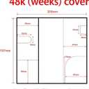 Frosted Semi-Transparent Cover for Hobonichi Weeks Planner | 8.18" x 7.75"