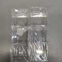 Epakh 2 Pieces Acrylic Cube Organizer 3 Compartments Clear Acrylic Pencil Holder Makeup Brush Drawer Organizer for Desk, Office, Vanity