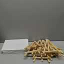 Canvas Painting Party Kit for Adults and Kids, 24Pack 8 x 10 Inch Canvas Boards and Wooden Easels Stands for Group Painting Sip and Paint Night