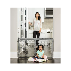 Regalo Easy Fit Plastic Adjustable Extra Wide Baby Gate, 1 Count (Pack of 1)