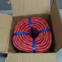 150Ft 1/2 Inch Heavy Duty Climbing Rope - for Tree Swing, Pulling, Outdoor & Gym Use (Red)
