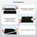 MOBDIK Paperfeel Glass Screen Protector Compatible with iPad A16 11th / 10th Generation (2025/2022), Auto Alignment Kit, Crafted for Natural Writing, Less Reflection