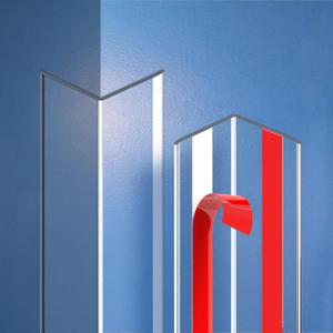 Clear Self-Adhesive Wall Corner Protectors-2 PCS of Corner Guards & Edge Protector for BabyFurnitureDoorTablesCover Sharp FurnitureEasy to Install(3cmx100cm/1.18inx39.4in) (3x100cm/1.18x39.4in, Clear 2 Pack)