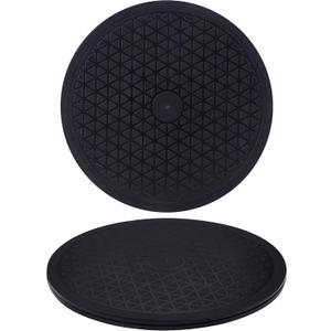 Cinvo 10 inch Turntable Rotating Caster Spinner Non Skid Lazy Susan Heavy Duty 360 Rotating Swivel Stand for Model Base/Potted Plants/TV/Monitors/Craft Paintings (1 PCS)