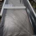 31-33" W x 72" H Frameless Pivot Shower Door, 1/4" (6mm) Clear SGCC Tempered Glass Shower Door, Pivot Swing Shower Glass Door in Matte Black Finish, Reversible Installation