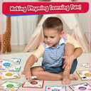 Phonics Puzzle Games, Spelling Games, Phonics Flash Cards, Sight Word Flash Cards for Toddlers, Learning Educational Toys, Kids Preschool Learning Activities, Homeschool Supplies, Learn to Read