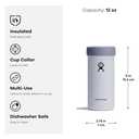 Hydro Flask Cooler Cup - Beer Seltzer Can Insulator Holder,Alloy Steel ,12 fl oz,Black