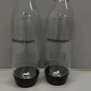 sodastream 1L Twin Pack Dishwasher Safe Slim Bottle (Black)
