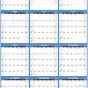 2026 Dry Erase Calendar for Wall - 2026 Calendar Dry Erase, 48" x 32", Jan.2026 - Dec.2026, Yearly Wall Calendar, 2026 Wall Calendar Dry Erase, Large XL Wet & Dry Erase Laminated