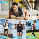 Weighted Vest, 12lb Weight Vest with Reflective Stripe, for Men Women Workout Equipment for Strength Training, Running, Jogging, Fitness, Weight Loss