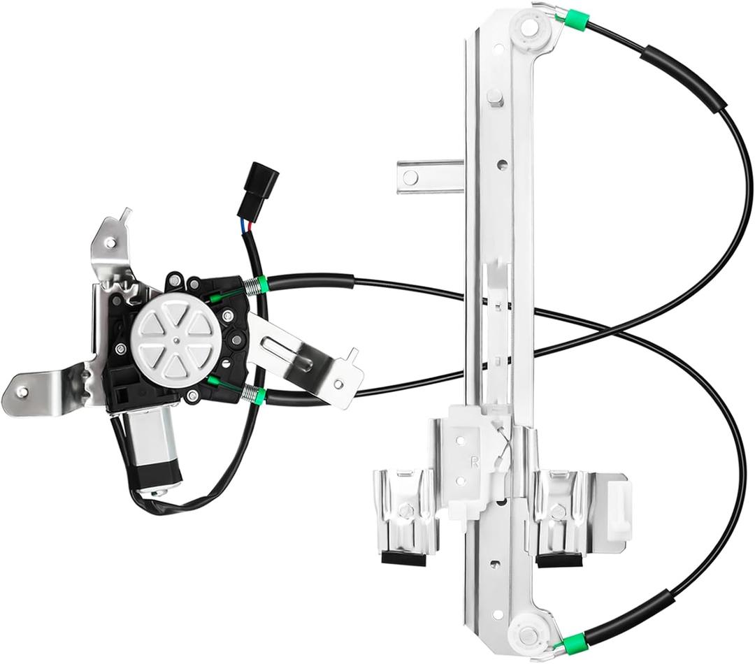 Rear Right Passenger Side Power Window Regulator with Motor Compatible with Chevy Tahoe GMC Yukon Escalade Base 2000 2001 2002 2003 2004 2005 2006, 748-229