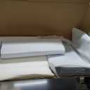 Bed Wedge Pillow for Sleeping, 3 Pcs Adjustable Height 4.5&7.5&12 Inch Triangle Pillow Wedge for Post Surgery, Acid Reflux, Snoring, Legs Pain Relief (Gray)