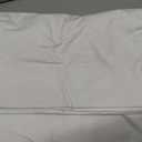 MIULEE Linen Textured 100% Blackout Curtains White Backing 84" Long Ivory
