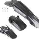 Surron Simulated carbon fiber surface Front Fender & Rear Shock Fender & Rear Fender Kit ABS Plastic Motorcycle Modified Mudguards Protector for Light Bee Sur Ron S/X Segway X160 / X260