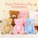 MorisMos 47inch Giant Teddy Bear Stuffed Animal 4ft, Big Teddy Bear Plush for Baby Shower, Life Size Stuffed Bear Gifts for Kids, Girls, Girlfriend, Women on Valentine, Christmas, Birthday（Blue）