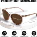 YUKANG 3 Packs Progressive Multifocal Sunglasses for Women Men, Multifocus Sun Readers Outdoor Reading Sunglasses Women's with UV400 TBLBrown 1.5