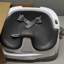 Ingenuity Baby Base 2-in-1 Booster Feeding and Floor Seat with Self-Storing Tray - Slate