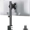 WALI Single Monitor Mount, Monitors Desk Mount, Single Monitor Arm Holds Screen Up to 32inch, 22lbs, Fully Adjustable Mount Designed for Home Office Application(M001S), Black