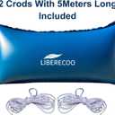 LIBERECOO 4'x8' Pool Pillows for Above Ground Pools, winterize Pool Closing kit Winter Pool Pillow.Super Durable & Strong Cold Resistant Easy Centering,Rope Included