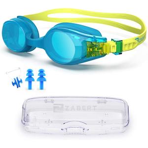 KX Toddlers Baby Swim GogglesKids Swimming Goggles for Kids Age 0-5 Years Old (#3.blue)