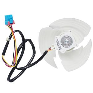 EAU63103301 Refrigerator Condenser Fan Motor Assembly Fits for LG, Replaces EAU63103302 AP6235485 4509126, DC 12V 1A 4-Pin
