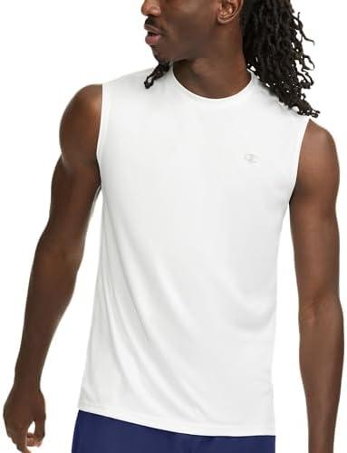 Champion Men's Sleeveless T-shirt, Sport Tank, Muscle T-shirt for Men (Reg. Or Big & Tall) XL