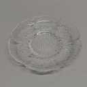 10 Pack Small Clear Glass Plates, 4.5 Inch Vintage Dessert Plates Bulk, Mini Glass Appetizer Dishes Tea Saucer, Tabletop Coasters Set for Teacup Salad Fruit Cake Snack