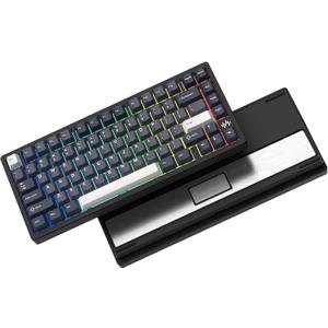 Womier RD75 Pro 75% Wireless Gaming Keyboard, Quick Release Aluminum Keyboard, QMK/VIA Tri-Mode Mechanical Key Board Custom Hot Swappable with RGB Creamy for Windows/Mac/PC (Black)