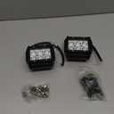 Nilight Led Pods 2Pcs 18W 1260LM Flood Off Road Lights Super Bright Driving Work Fog Lamps for Trucks Pickup Golf Cart SUV ATV UTV 4x4 Van Camper Boat