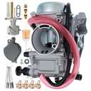 15003-1446 Carburetor Fits for Kawasaki Prairie 400 KVF400 1997-2002, Bayou 400 KLF400 KLF 400 1993-1995 w/Fuel Switch Valve Petcock Replacement