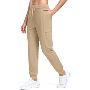 G Gradual Joggers for Women 4 Pockets High Waisted Athletic Jogger Pants Soft Sweatpants for Workout Running Travel (Yellow, XL)