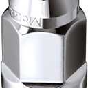 4 x MCGARD 64010 Chrome Bulge Cone Seat Style Lug Nuts (1/2" - 20 Thread Size) - Set of 4