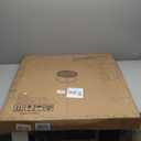 Glass Coffee Table Modern Center Table,Minimalist Coffee Table Sofa Side Tea Table for Living Room,Tempered Glass-top with Sturdy Metal Frame, Easy Assembly, 27 x 27 x 17 Inch,White