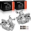 APremium Disc Brake Caliper Assembly with Bracket Compatible with Select Dodge Models  Journey 2009 2010 2011 2012, Sport Utility  Rear Driver and Passenger Side, 2PC Set