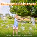 JOYIN Big Bubble Wands Set Bulk for Kids Summer Outdoor Toy Game Activity Party Favors, 18 Pcs Giant Bubble Maker with Tray, 12" Large, 6 Pcs Solution Suitable for All Age People