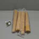 FoDau770 Rubber Wood Furniture Legs 14 Inches, Straight Tapered Wood Feet Mid Century Sofa Legs Set of 4, 5/16" UNC Furniture Feet Replacement Parts for Cabinet Couch Dresser Chair Ottoman Table (Varnish)