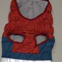 FUAMEY Dog Coat for Medium Dogs,Waterproof Dog Winter Jacket with Harness Built in Puppy Cold Weather Coats Reflective Pet Vest with Zipper Warm Fleece Dogs Snowsuit Windproof Dark Blue M (M(chest:21in))