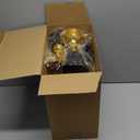 9 Inch Gold Trophy Award Gold Award Cup Employee Coworker Appreciation Gifts Golden Plastic Trophy for Thank You Teacher Nurse Volunteer Men Women Rewards Party