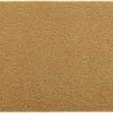OLANLY Front Door Mat, Low Profile Doormat, Stain and Fade Resistant, Easy to Clean, for Indoor and Outdoor Entrances, Patio Porch or Entryway, Brown (35x23 Inch, Plain Brown)