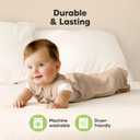 2-Pack Organic Baby Sleep Sacks, 100% Cotton - Soft & Breathable 0.5TOG Baby Wearable Blanket, Toddler Sleeping Sack 0-6 Months, Easy to Wear Transitional Swaddles for Newborns (Ecru, S) (Beige)