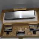 15" Rear View Mirror with Baby Mirror,Car Panoramic Rearview Mirrors Extender,Clip on Large Wide Angle Rear View Mirror for Truck Car and SUV (White) (15" Square Corner)