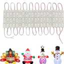 LED Module, 20pcs 9.8 Ft 2835 SMD 150LM Per LED Module IP65 Waterproof Decorative Light for Christmas inflatables Letter Sign Advertising Signs with Tape Adhesive Backside (White Light)