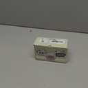 Peakeep Night Light Digital Alarm Clock Battery Operated with Indoor Temperature, Desk Small Clock (White)