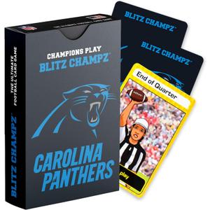 Officially Licensed NFL Playing Cards & Panthers Gifts for Men & Women, Fun Travel Card Games for Adults & Kids Ages 7+, Camping Games for Friends & Family Game Night