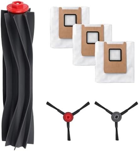 1 Main Brush 2 Side Brushes 3 Dust Bags Robot Vacuum Replacement Parts Fit For 3-in-1 E20 Vacuum Robot Cleaner Replacement Accessories Kit