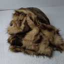 Fluffy Faux Fur Throw Blanket  Super Soft Warm Thick Plush Blanket for Bed, Couch & Office, Cozy Fuzzy Throw with Flannel Backing,60"x80", Brown